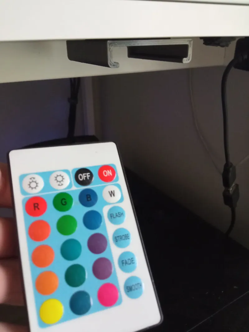 Led remote holder