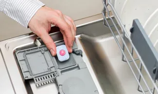Whirlpool dishwasher powder lid