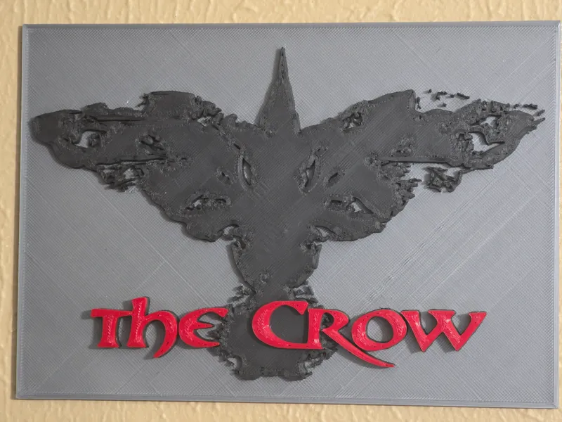 The Crow Movie Plaque