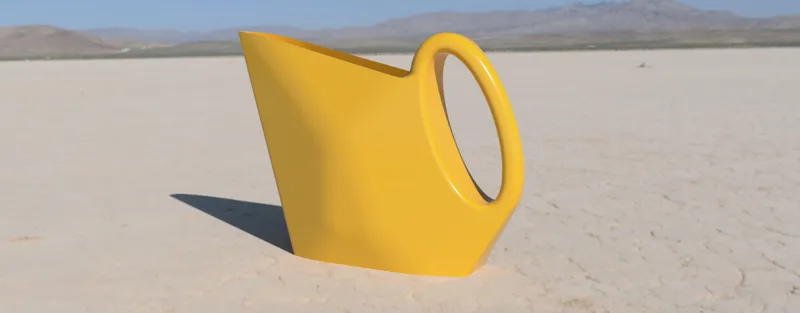 Minimalist Modern Plant Watering Can - Easy Print - No Supports
