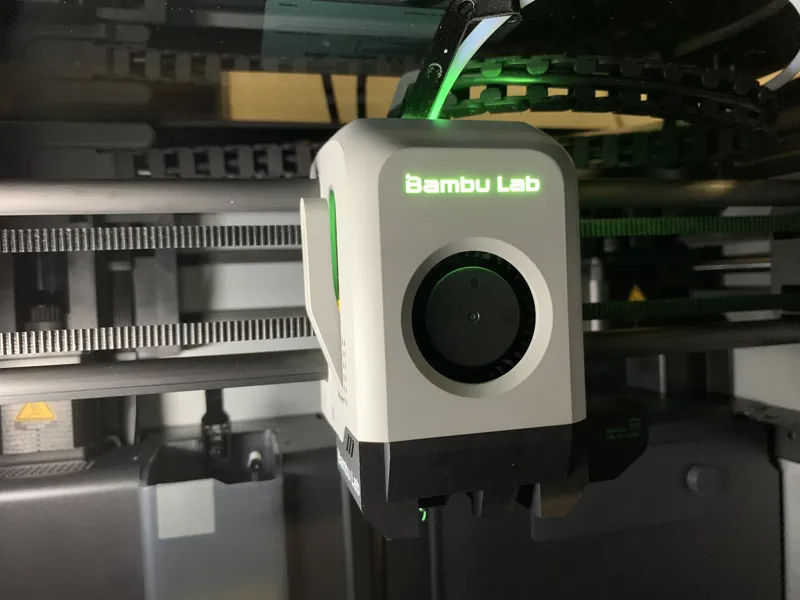 Color your Bambu lab tool head led (No electronics required!)