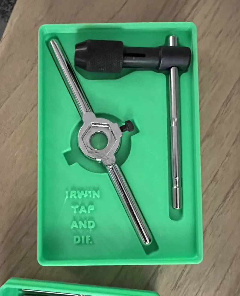 Gridfinity Irwin Tap and Die Holder