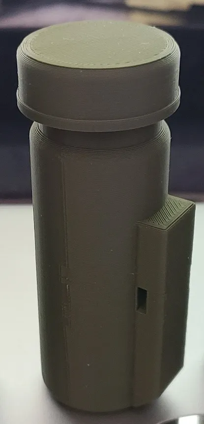 Geocaching Bottle with zip tie mount
