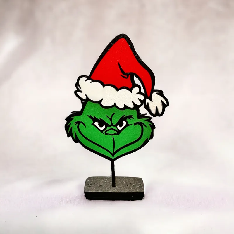 Grinch cake topper