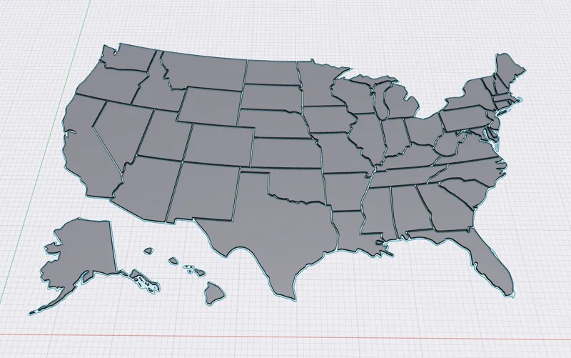 States of the USA Puzzle