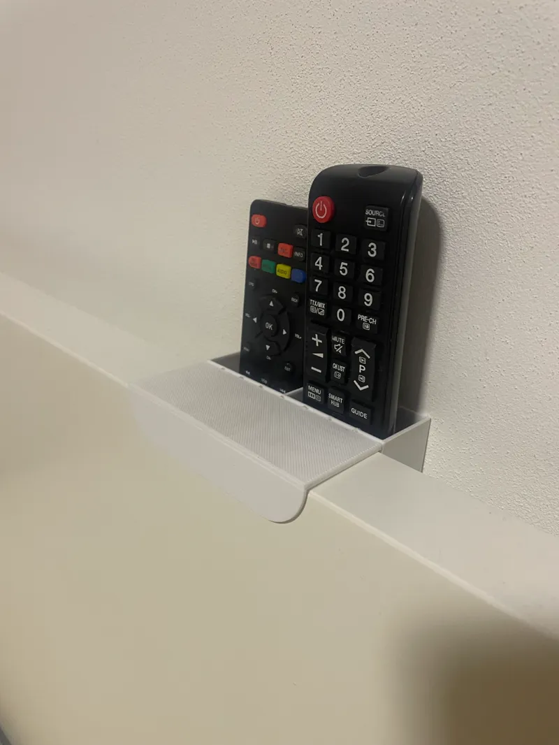 Simple holder for TV remote controls