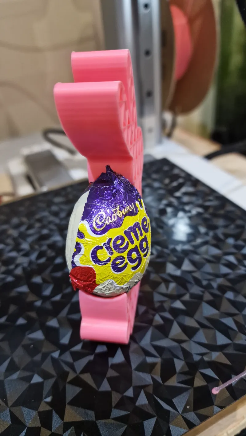 creme egg bunny holder easter 