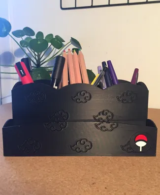 Uchiwa desk organizer