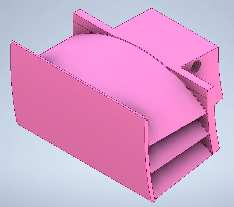 Lavalturbine blade (5 deg) Version 2