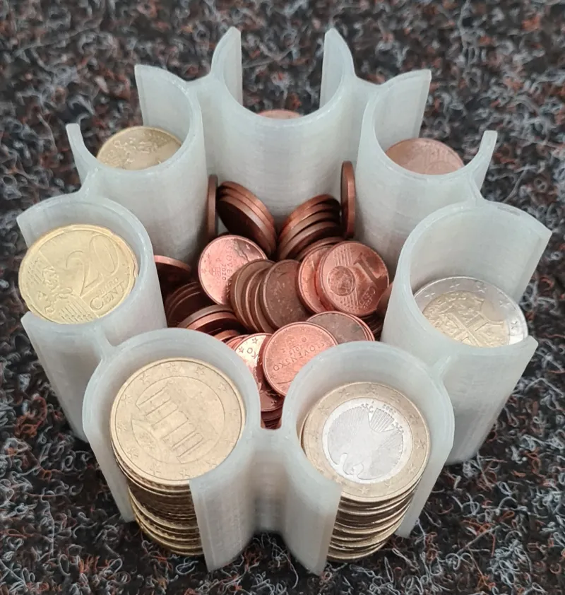 Stojan na Euro mince ( Euro coin holder )