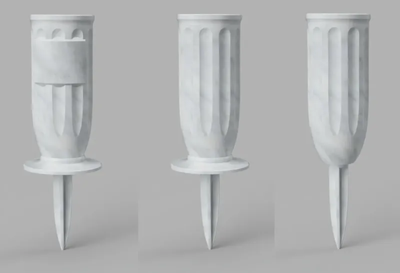 Cemetery Vase