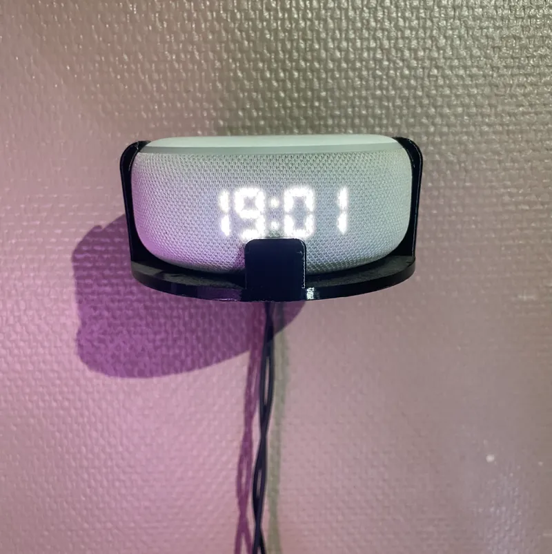 Horizontal wall mount for Echo Dot 3 (Amazon Alexa)