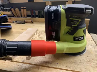 Shop Vac Adapter Ryobi Orbital Sander and 1-7/8 inch Hose