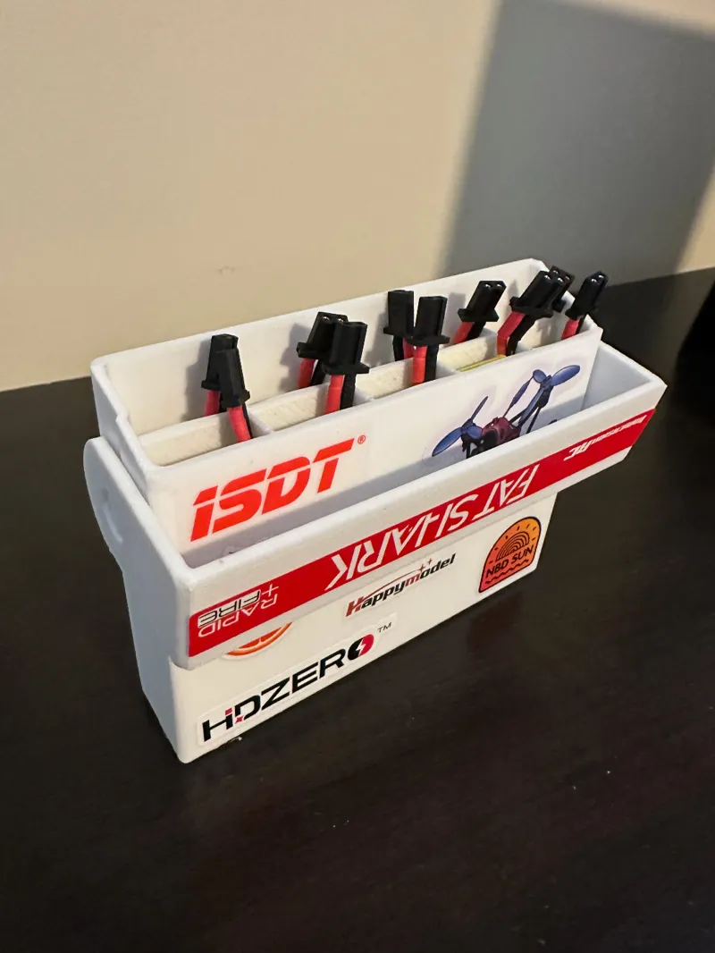 1S LiPo 525mAh battery storage.