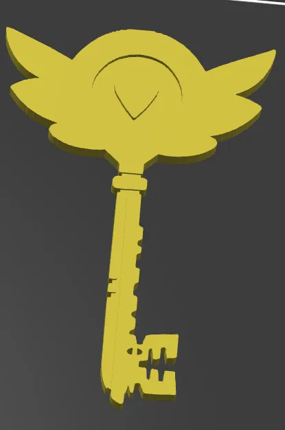 Hazbin hotel key with heart