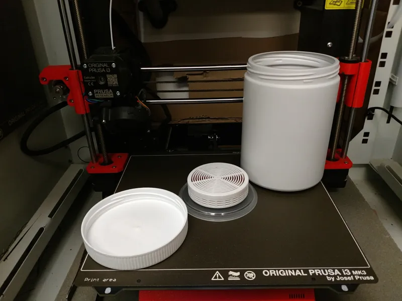 Jar Lid Silica Container