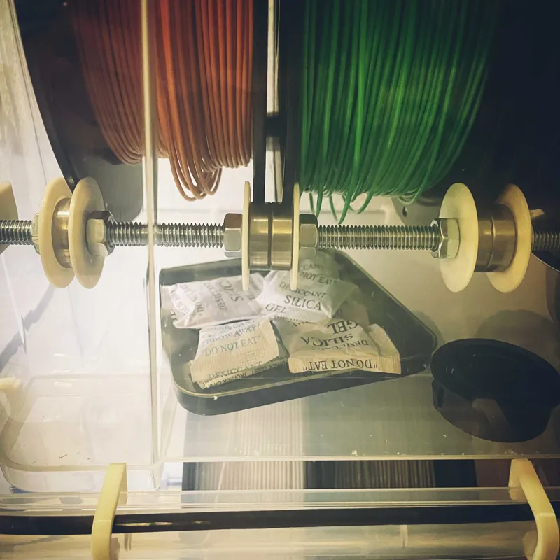 Bearing disc for Ikea Samla 22l Filament Box