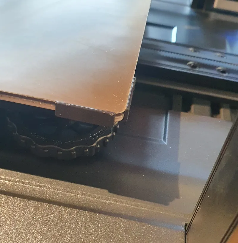 CREALITY ENDER 3 /S1/S1PRO... PLATE PEI GUIDE