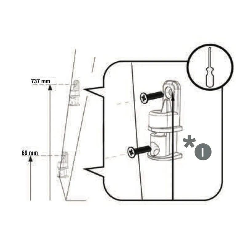 Stair Gate hinge - Traphek schanier