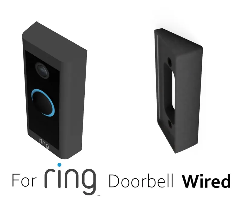 ring video doorbell wired wedge 22,5 degree
