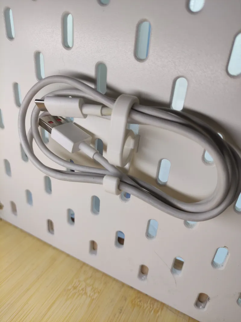 Skadis Connector for S-Shaped Cable Clip