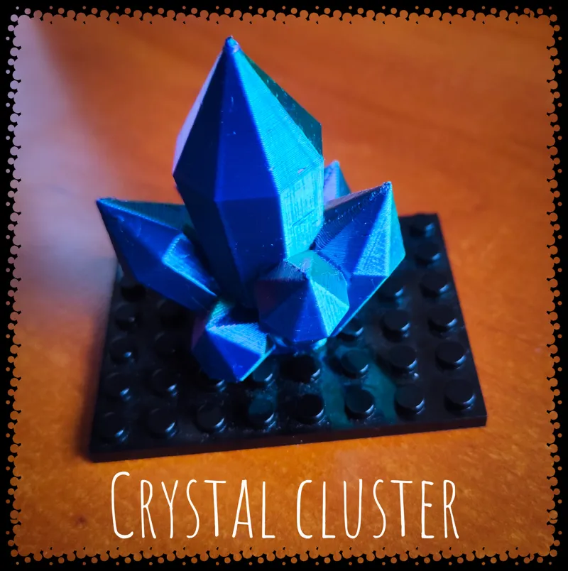 Crystal Cluster (with brick compatible version)