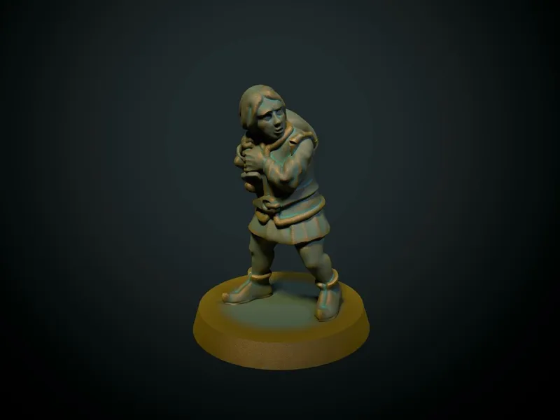 Thief 28mm (No supports needed)