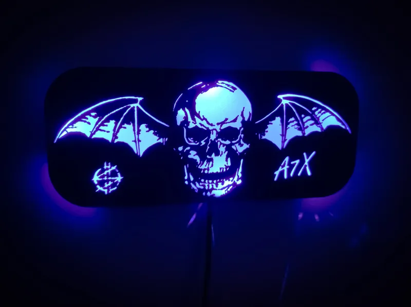 Avenged Sevenfold Deathbat LED Night Light