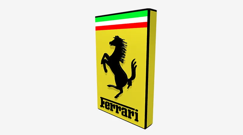 Logo Ferrari 3D