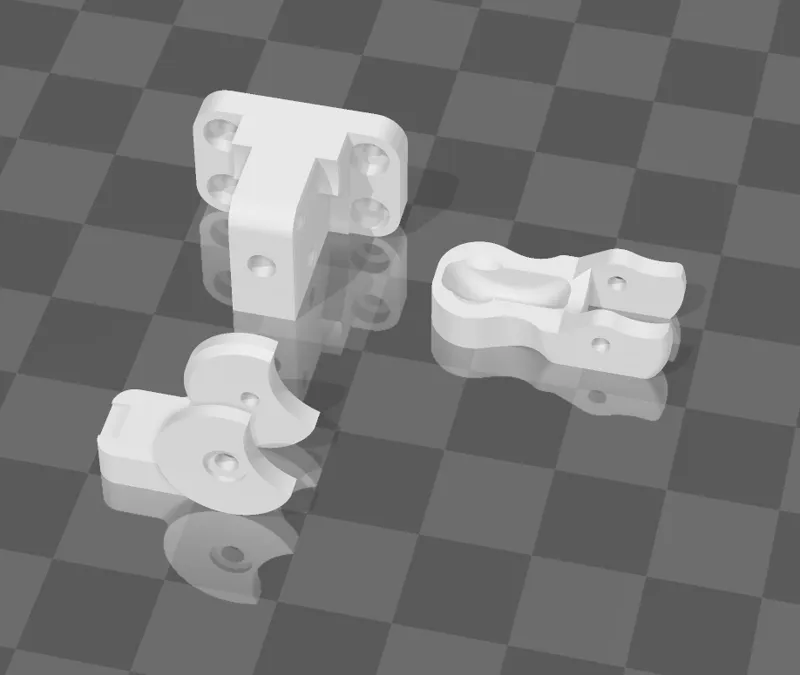 1/10 - 1/8 RC Pintle Hitch - Bolt On