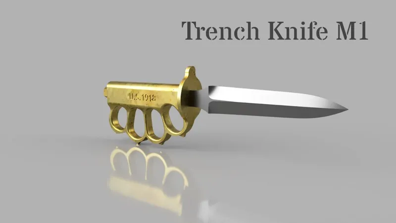 WW2 Trench Knife Replica for Historic Teaching