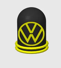 Cache de crochet de remorquage VW — photo 1