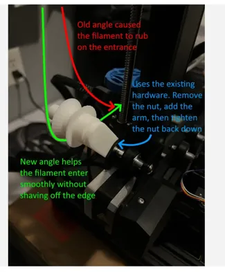 Ender 3 v2 Neo Filament Guide
