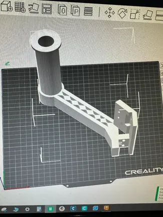 20MM RAIL FILAMENT SPOOL HOLDER WITH BUILT IN FILAMENT RUN OUT DETECTOR MOUNT