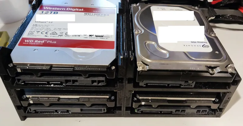 4x 3.5" HDD holder for Inter-Tech IM-1 / Sama IM01