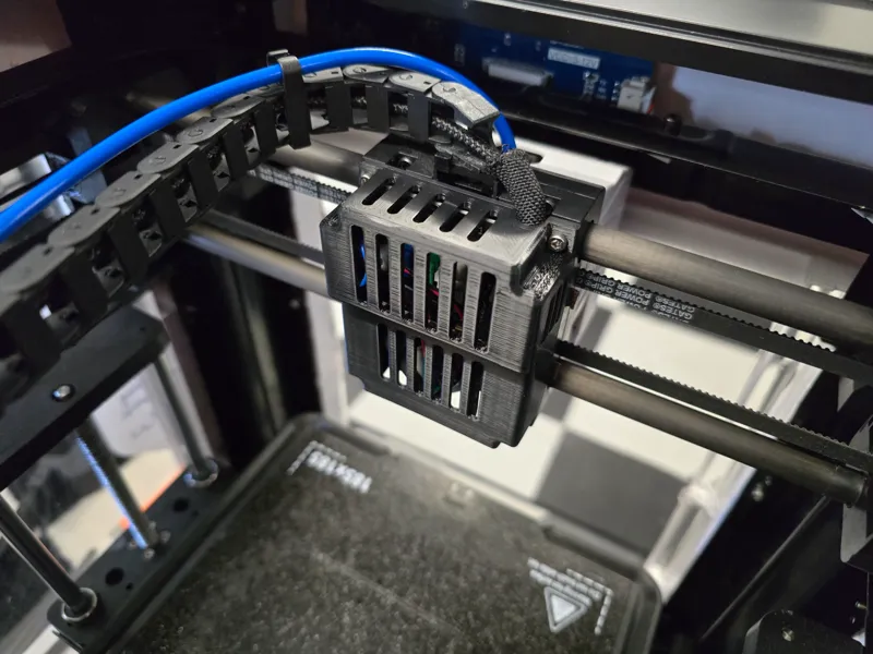 Qidi X-Smart 3 Extruder Back Cover better ventilated