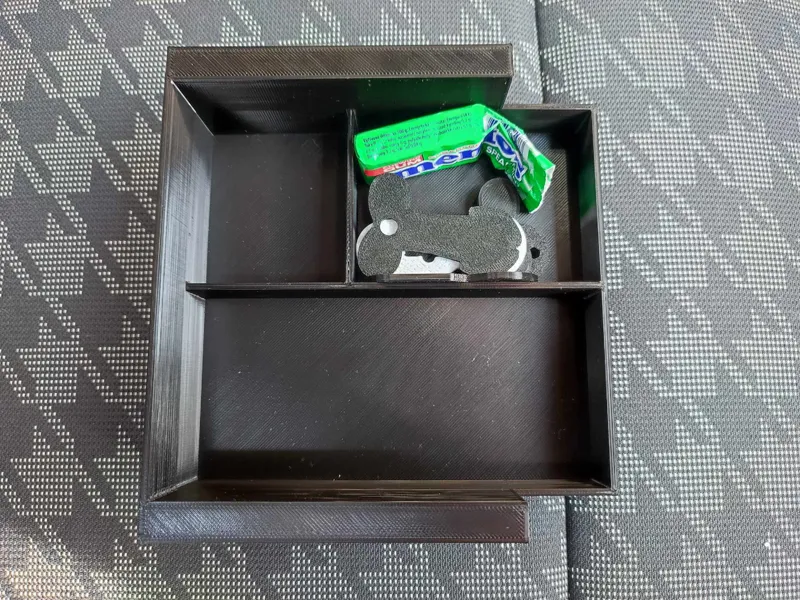 MG ZS center console box
