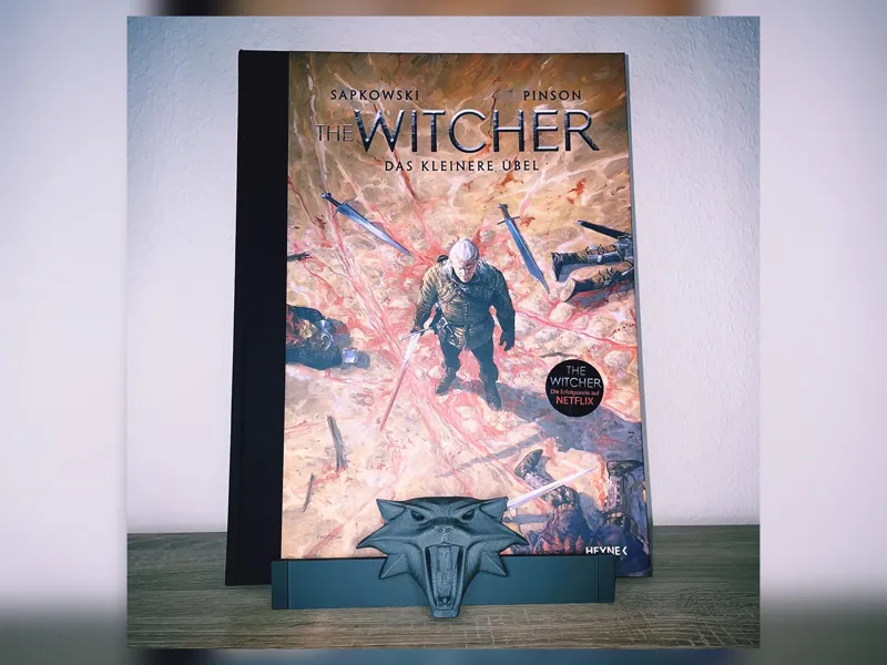 School of the Cat - Bookstand for Witcher books