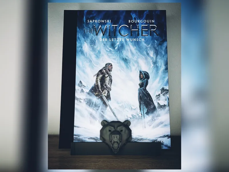 School of the Bear - Bookstand for Witcher books