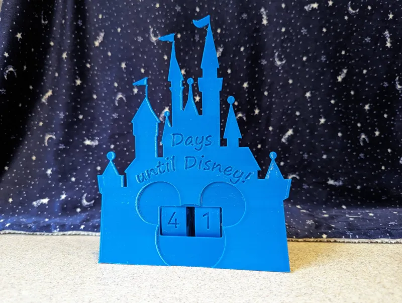 Disney Countdown Castle