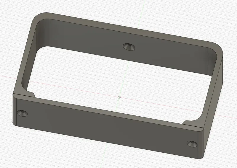 Wall support for rectangular 111x54mm ducting (Hornbach)
