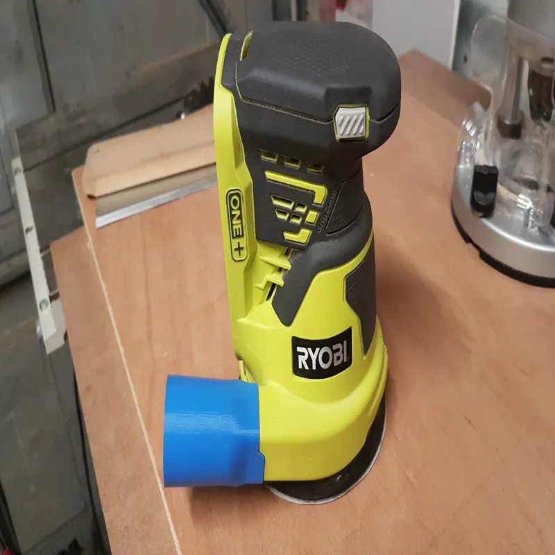 Ryobi Random Orbit Sander (R18ROS) Expanded Dust Port