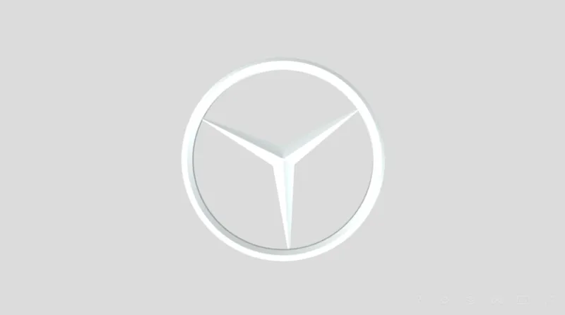 Mercedes Benz Logo 3D