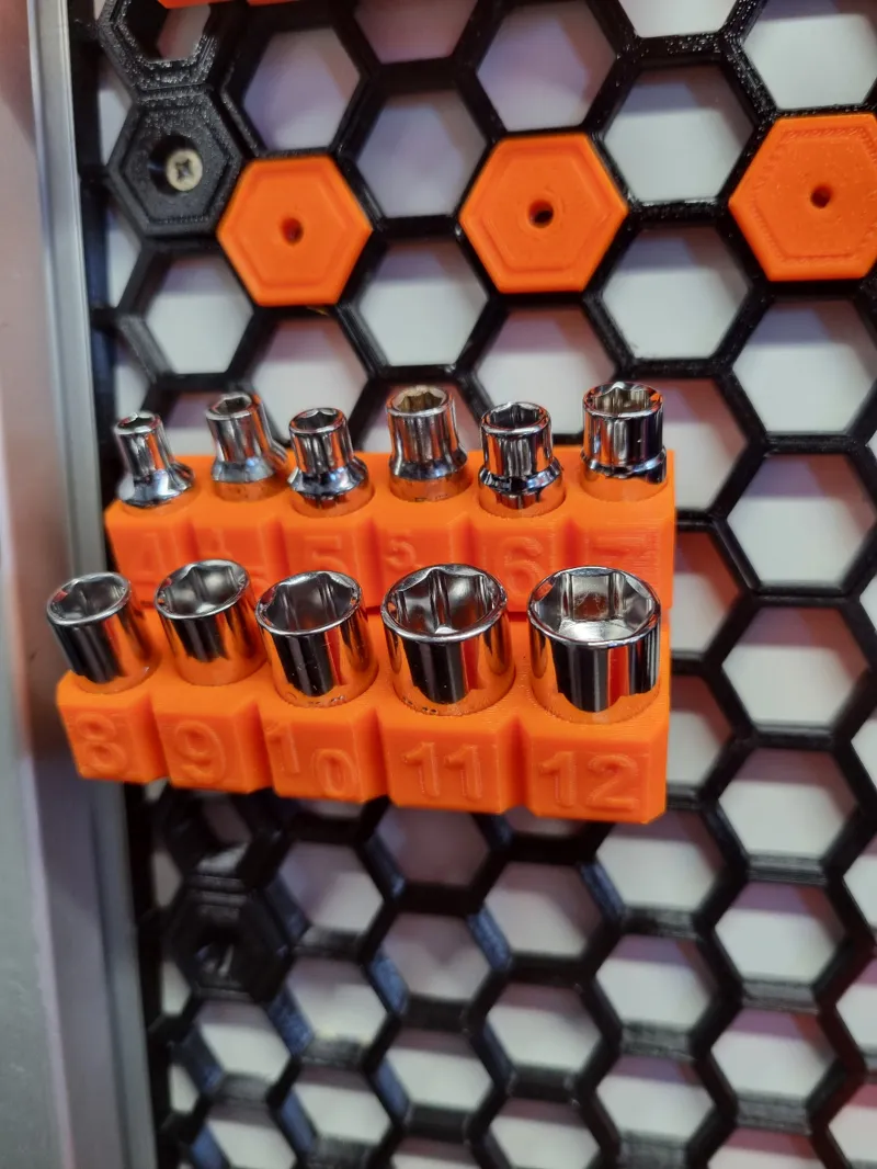 Honeycomb wall nut tool 