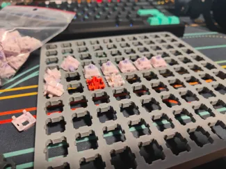Lube Station for Keyboard Switch