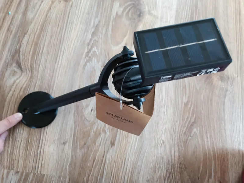 JYSK SPARV Solar Lamp 45° mount