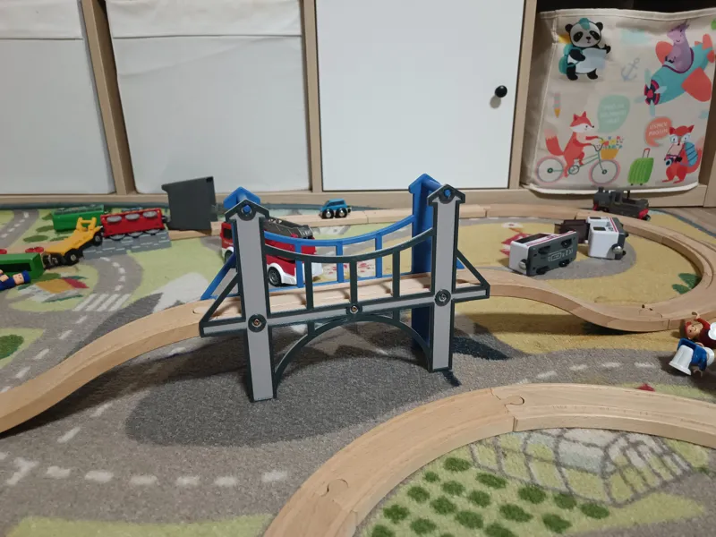 Brio and Ikea Train Bridge