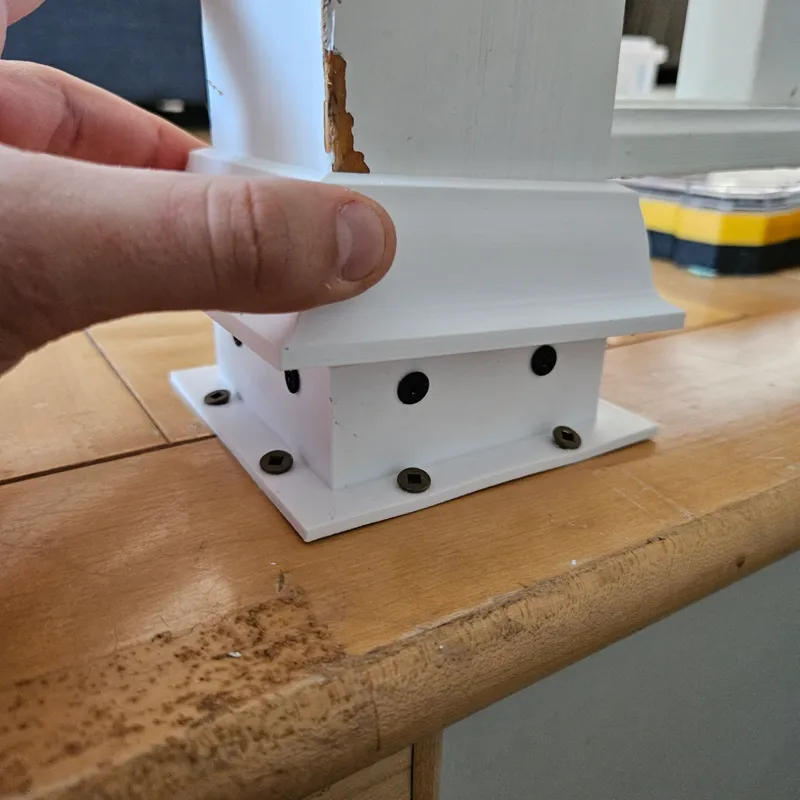 4x4 post strong base and cover