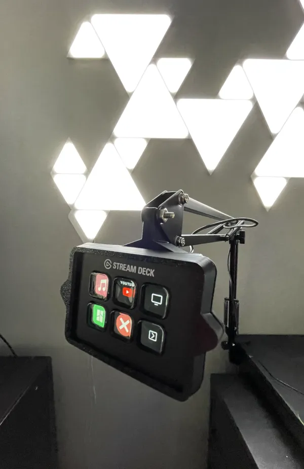 Support Elgato Stream Deck Mini pour bras de micro