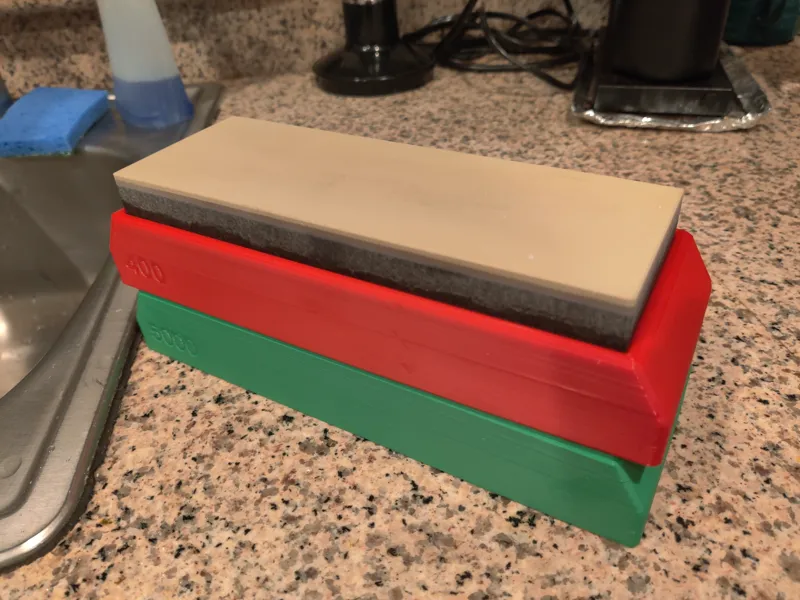 Sharpening stone storage and mount system